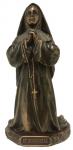 St. Bernadette Statue - 6 Inch - Lightly Hand-painted Cold-cast Bronze - Veronese Collection