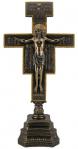 San Damiano Standing Altar Crucifix - 22 Inch - Cold-cast Bronze - Veronese Collection