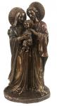 Holy Family Statue - With Halos - 8.5 Inch - Cold-cast Bronze - Veronese Collection