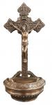 Crucifixion Holy Water Font - 9 Inch - Cold Cast Bronze Resin - From Veronese Collection