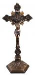 St. Benedict Standing Altar Crucifix - 24 Inch - Cold-cast Bronze - Veronese Collection
