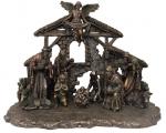 Nativity Set Creche - 11 Piece - Cold-cast Bronze - Veronese Collection