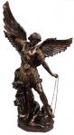 St. Michael Church Statue - 73 Inch - Cold Cast Bronze - Veronese Collection