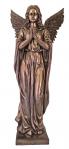 Praying Angel Church Statue - 38 Inch - Cold-cast Bronze - Veronese Collection