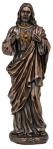 Sacred Heart of Jesus Statue - 11 Inch - Cold Cast Bronze 
