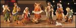 Nativity Set - 11 Piece - Joseph is 3.5 Inches - Stone Resin 