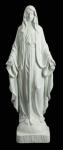 Our Lady of Grace Outdoor Garden Church Statue - 50 Inch - White - Made of Resin
