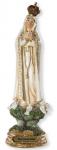 Our Lady of Fatima Statue - 8 Inch - With Nameplate in Spanish