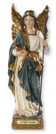 St. Raphael Statue - 8 Inch - Resin - With Spanish Nameplate