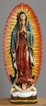 Our Lady of Guadalupe Statue - 15 Inch - Hand-painted Resin