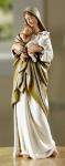LInnocence Mary With Baby Jesus & Lamb Statue - 7 Inch - Resin