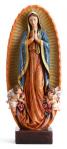 Our Lady of Guadalupe Statue - 23.5 Inch - Resin - Val Gardena Collection