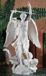 St. Michael Statue - 14.5 Inch - Bonded Marble - Patron of Military 