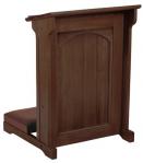 Abbey Padded Kneeler - Prie Dieux - Walnut Stain