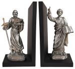 St. Paul & St. Peter Bookends Statues - 9.5 Inch Each - Veronese Collection