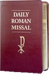 Daily Roman Missal - Outdated Edition - Burgundy Real Leather - Large Print