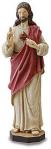 Sacred Heart of Jesus Statue - 8 Inch Resin
