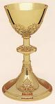 Gold Plated Chalice and Paten