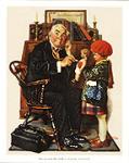 Doctor And The Doll Art Poster Print by Norman Rockwell