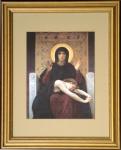 detail from Virgin of Consolation Gold Framed Print - 13 x 15.5 Inch - William Bouguereau