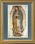 Our Lady Of Guadalupe Gold Framed Print