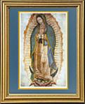 Our Lady Of Guadalupe Gold Framed Print