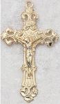 Crucifix - Gold Plated - 1.5  with 24 Inch Chain