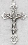 Crucifix - Sterling Silver - 1.5 Inch w/ 24 Inch Chain