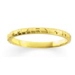 Mens Prayer Ring - Hail Mary - 14 KT Gold