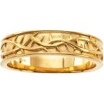 Mens Thorns Wedding Ring Band - 14 KT Gold  - Size 10