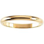 Mens Wedding Ring Band - Half Round - 14KT Gold