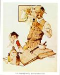 The Pharmacist Art Poster Print by Norman Rockwell