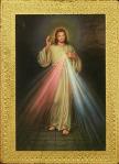 Divine Mercy Florentine Plaque - 5 x 7 Inch