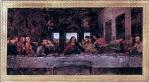 Last Supper Florentine Plaque by Leonardo Da Vinci - 18 x 10 Inch