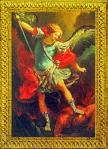 St. Michael Floretine Plaque 5 x 7 Inch