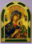 Our Lady of Perpetual Help Florentine Plaque 12 x 15.5 Inch