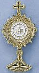 Monstrance Lapel Pin - 1 5/8 Inches