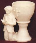 First Communion Boy Kneeling In Prayer With Chalice Statue - 4 Inch