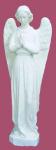Angel Indoor Outdoor Statue - 24 Inch White