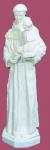 St. Anthony Indoor Outdoor Statue - White - 24 Inch
