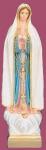 Our Lady of Fatima Indoor Outdoor Statue - Pink and Blue - 24 Inch