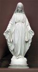 Our Lady of Grace Statue - Alabaster - 16.5 Inch