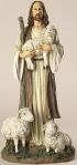 Good Shepherd Statue - 12 Inch - Stone Resin Mix