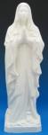 Our Lady of Lourdes Indoor Outdoor Statue - White - 24 Inch