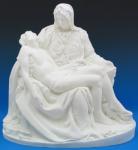 Pieta Indoor Outdoor Statue - White - 22 Inch