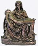 Pieta Statue - Indoor or Outdoor Statue - 25 Inch - Cold Cast Bronze