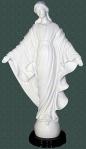 Our Lady of the Smiles Statue - 16 Inch - Alabaster