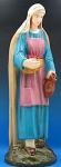 Standing Shepherdess Statue For Indoor Outdoor Nativity Set - 36 Inch